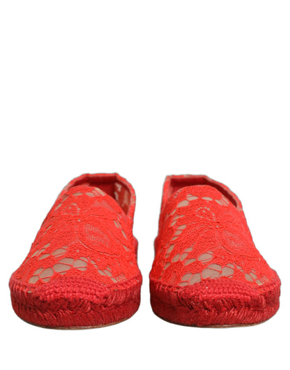 Dolce & Gabbana Espadrillas – colore Rosso – Cotone