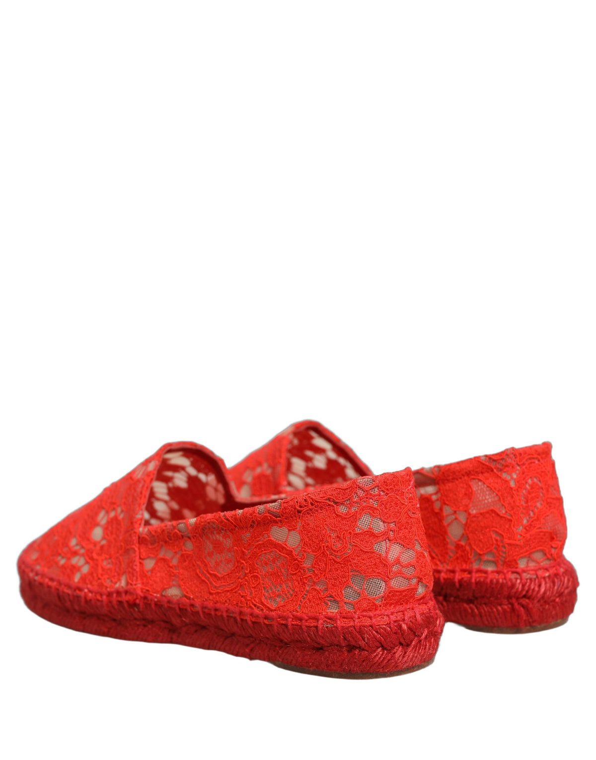 Dolce & Gabbana Espadrillas – colore Rosso – Cotone
