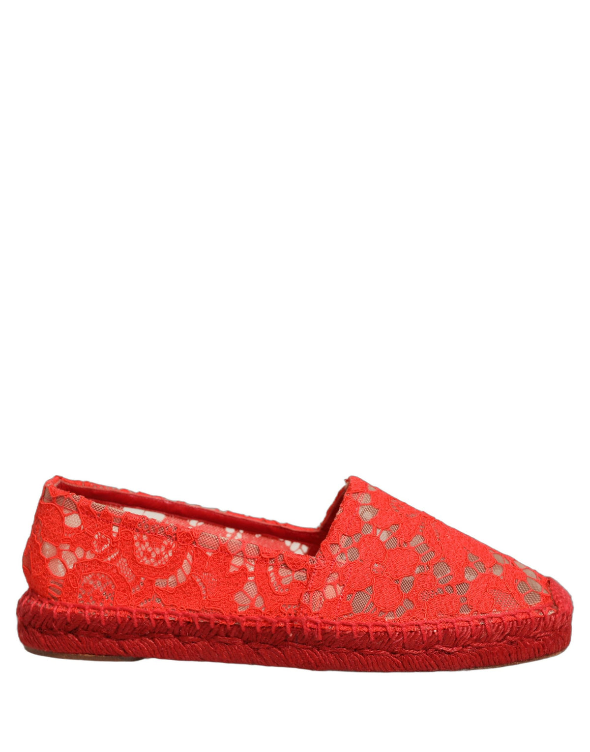 Dolce & Gabbana Espadrillas – colore Rosso – Cotone