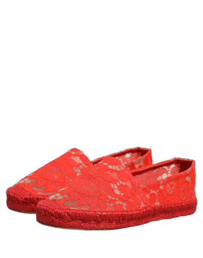 Dolce & Gabbana Espadrillas – colore Rosso – Cotone