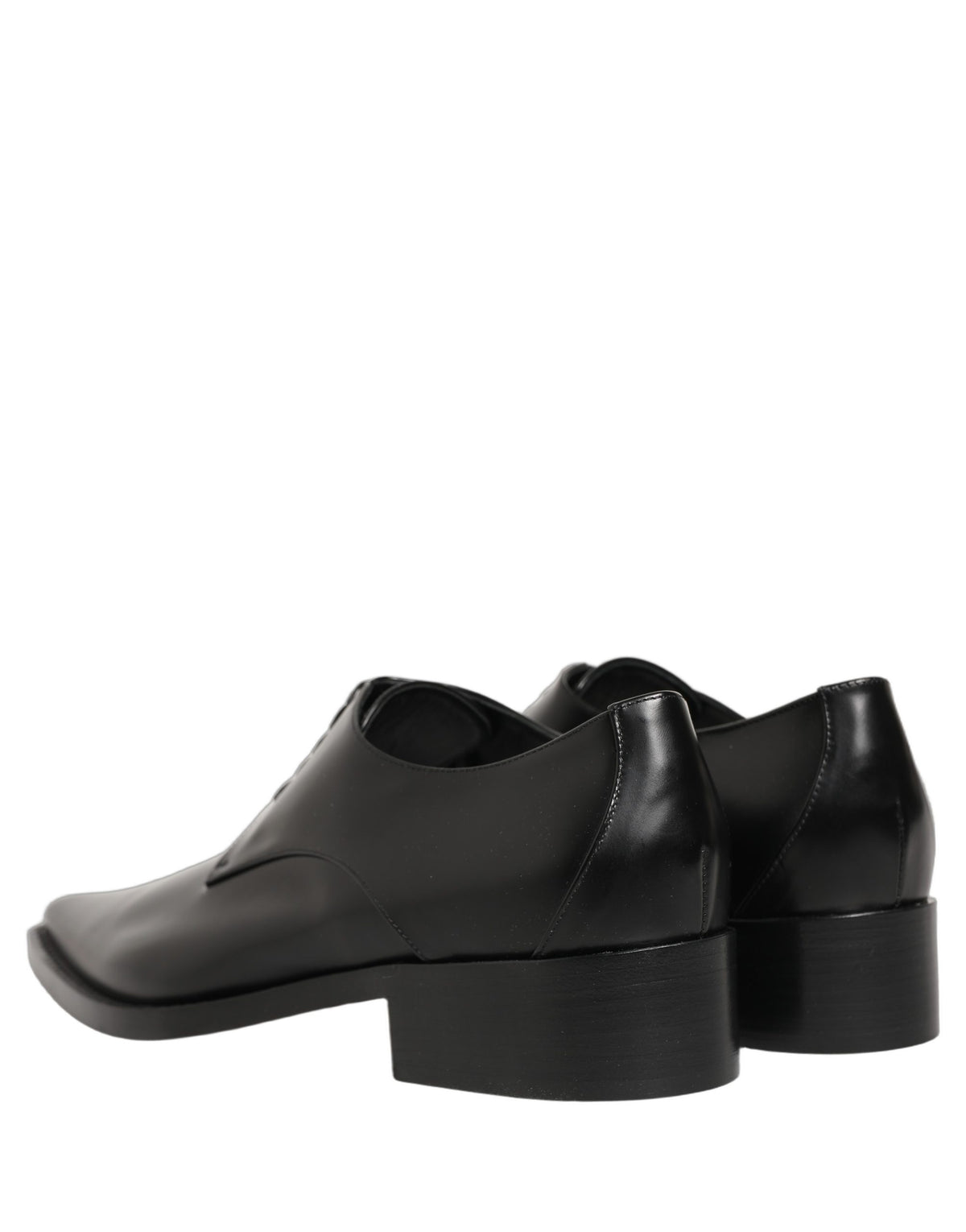Dolce & Gabbana Black Leather Oxford & Derby Shoes