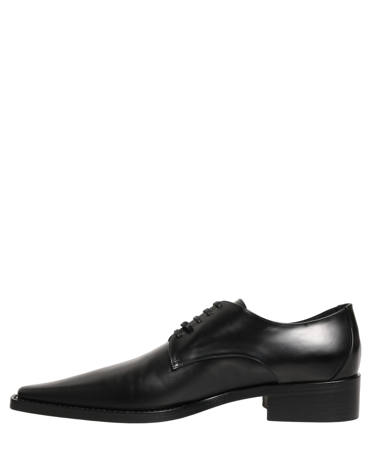 Dolce & Gabbana Black Leather Oxford & Derby Shoes
