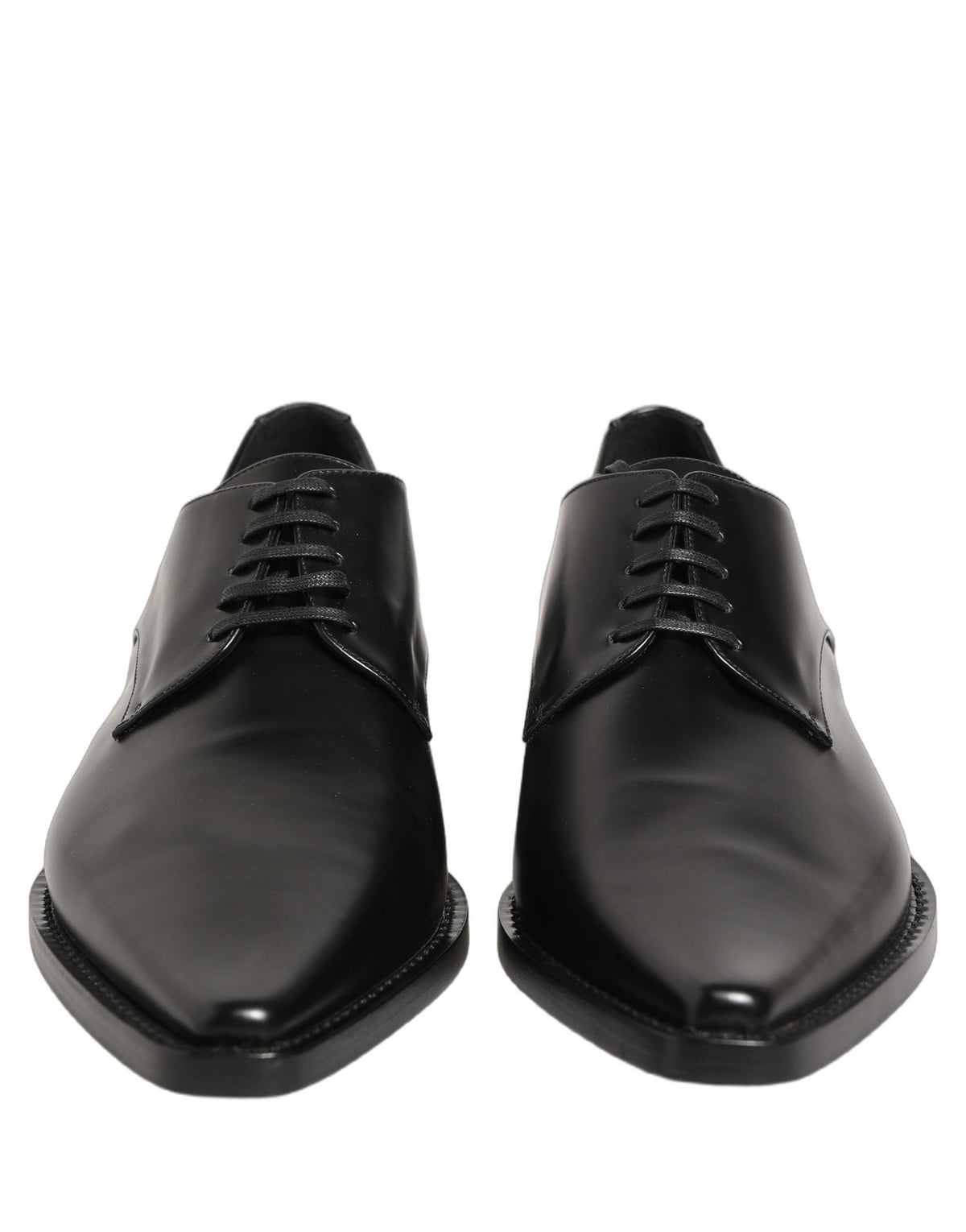 Dolce & Gabbana Black Leather Oxford & Derby Shoes