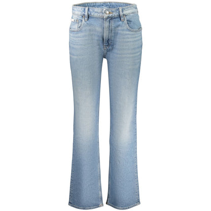 Calvin Klein Azzurro Baumwoll-Jeans für Damen