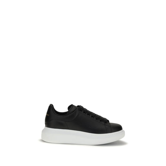 Alexander McQueen Schwarze Bos Taurus Plateau-Sneaker aus Kalbsleder