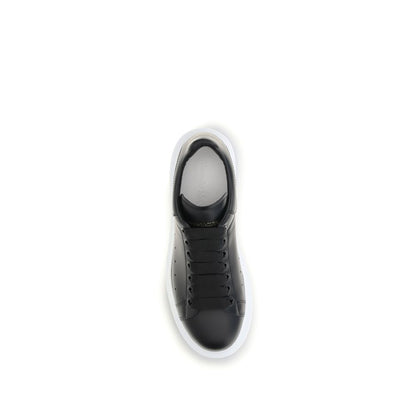 Alexander McQueen Schwarze Bos Taurus Plateau-Sneaker aus Kalbsleder