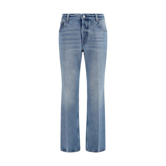 Miu Miu Blaue Jeans aus Polyester im Relaxed Fit