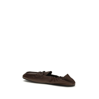 Miu Miu Braune Lammleder-Loafer Ovis Aries Aries