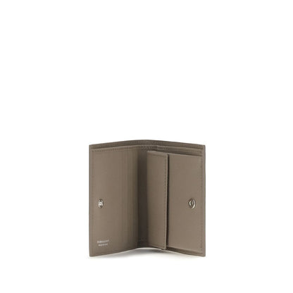 Ferragamo Beige Kalbsleder Bos Taurus Schultertasche