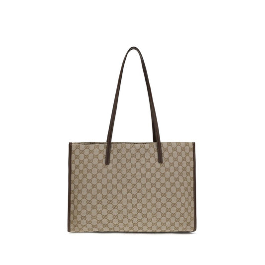 Gucci Beige Stoff-Handtasche