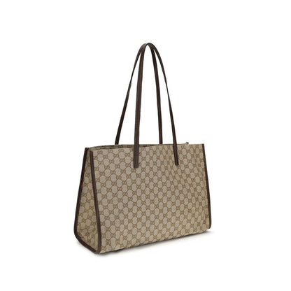 Gucci Beige Stoff-Handtasche