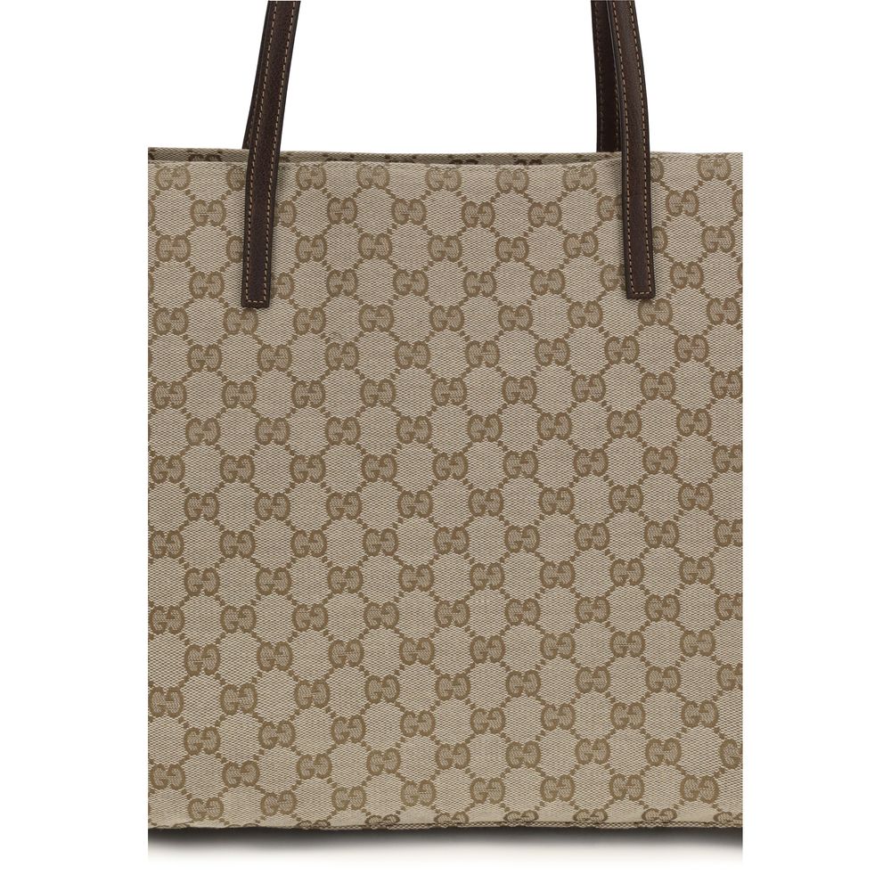 Gucci Beige Stoff-Handtasche