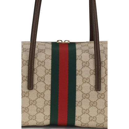 Gucci Beige Stoff-Handtasche