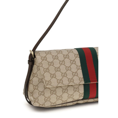 Gucci Beige Stoff-Handtasche