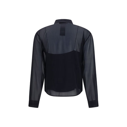 Gucci Schwarzes Seidenhemd