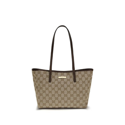 Gucci Beige Stoff-Handtasche