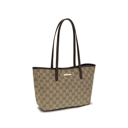 Gucci Beige Stoff-Handtasche