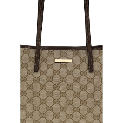 Gucci Beige Stoff-Handtasche