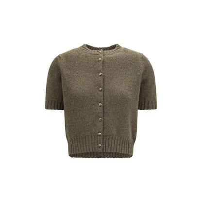 Khaite Zweifarbige Kaschmir-Strickjacke