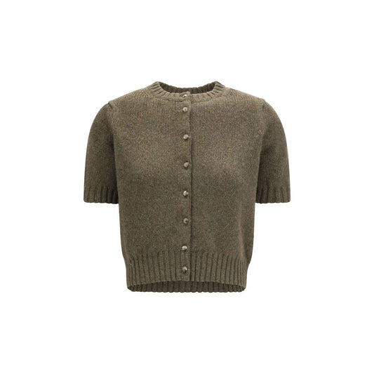 Khaite Zweifarbige Kaschmir-Strickjacke