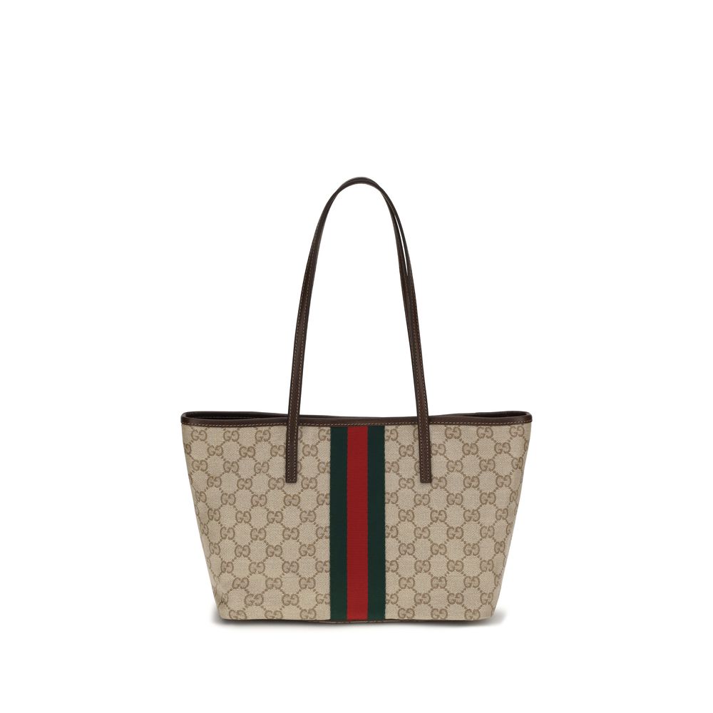 Gucci Beige Stoff-Handtasche