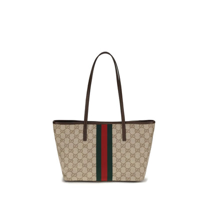 Gucci Beige Stoff-Handtasche