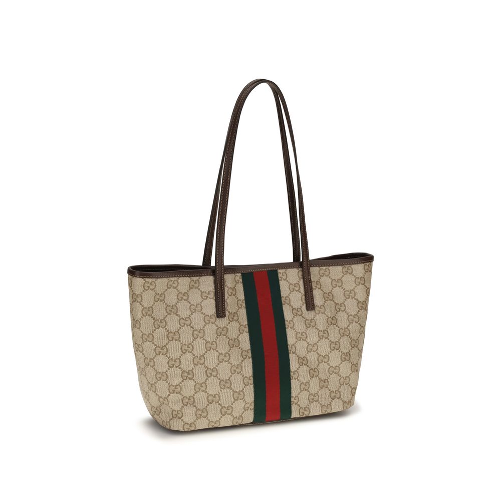 Gucci Beige Stoff-Handtasche