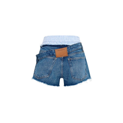 Alexander Wang Blaue Jeans-Shorts