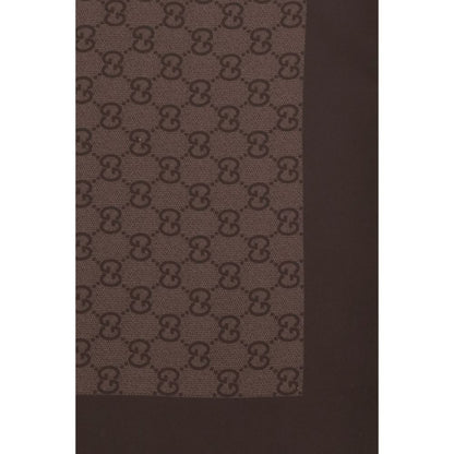 Gucci Brauner Seidenschal