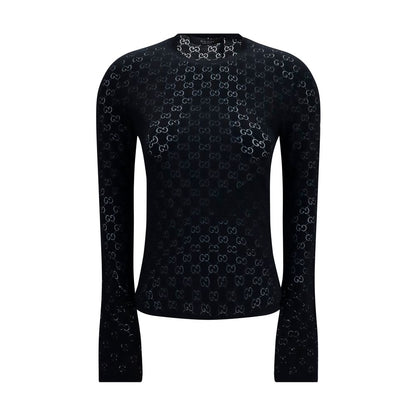 Gucci Schwarzer Baumwoll-Sportswear-Artikel