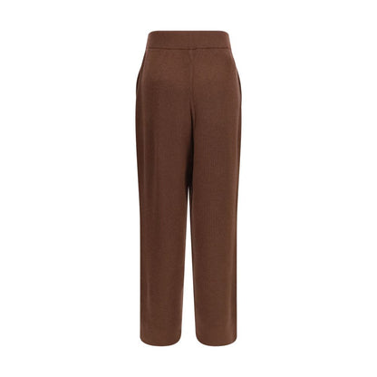 Brunello Cucinelli Hose aus Kaschmir in Braun