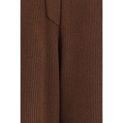 Brunello Cucinelli Hose aus Kaschmir in Braun