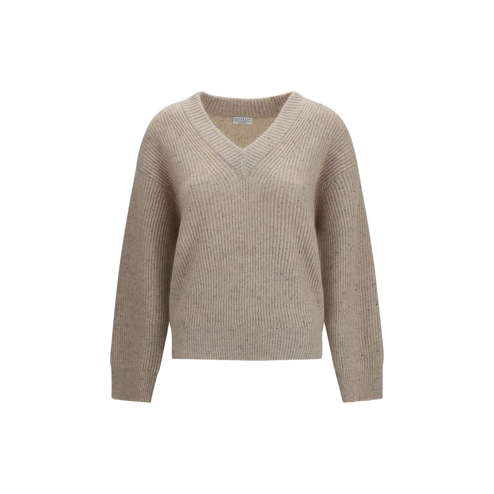 Brunello Cucinelli Hemd aus Kaschmir in Beige