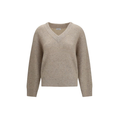 Brunello Cucinelli Hemd aus Kaschmir in Beige