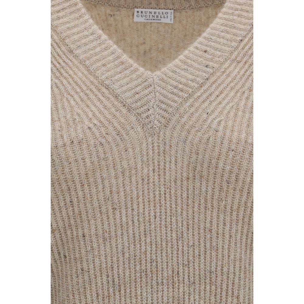 Brunello Cucinelli Hemd aus Kaschmir in Beige