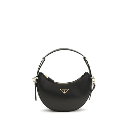 Prada Schwarze Kalbsleder Bos Taurus Bucket Bag