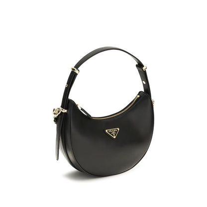 Prada Schwarze Kalbsleder Bos Taurus Bucket Bag