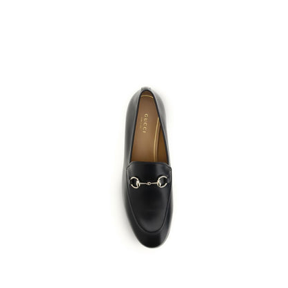 Gucci Schwarze "Bos Taurus" Kalbsleder Loafer zum Hineinschlüpfen