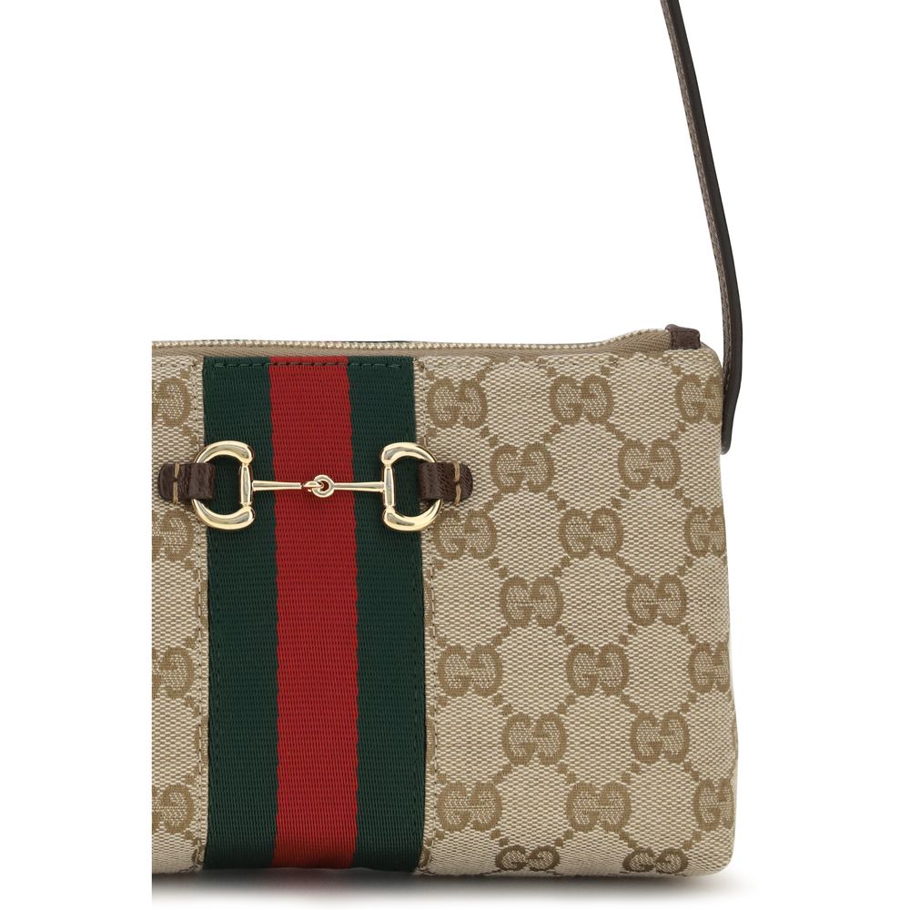 Gucci Beige Stoff-Handtasche