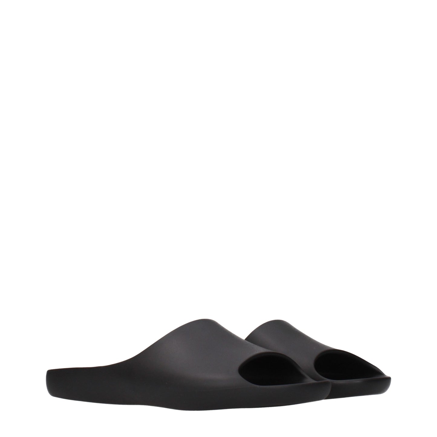 The Row Schwarze Baumwoll-Slipper