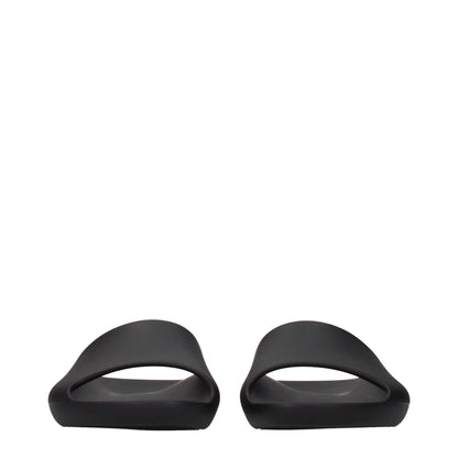 The Row Schwarze Baumwoll-Slipper