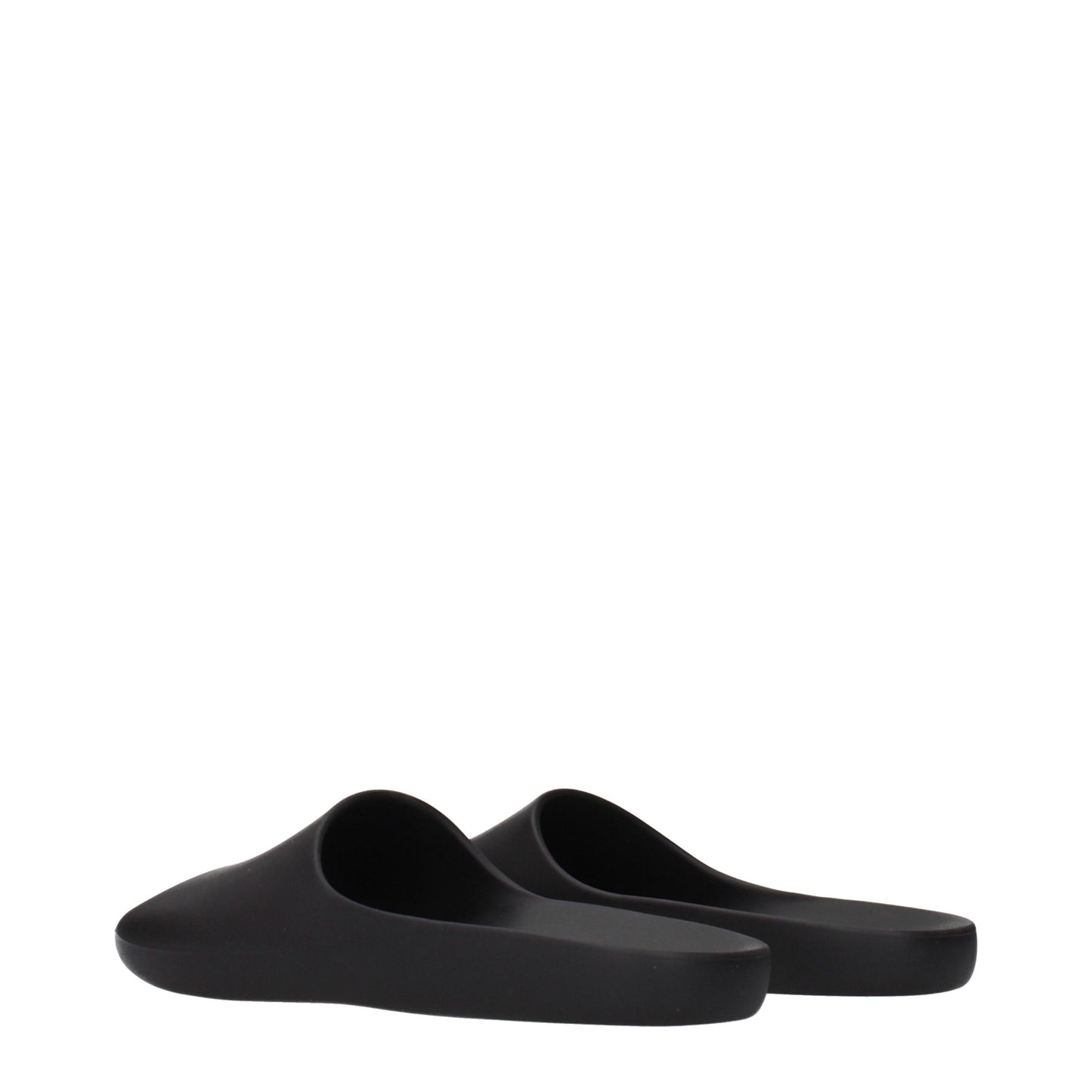 The Row Schwarze Baumwoll-Slipper