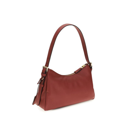 Prada Braune Kalbsleder Bos Taurus Schultertasche