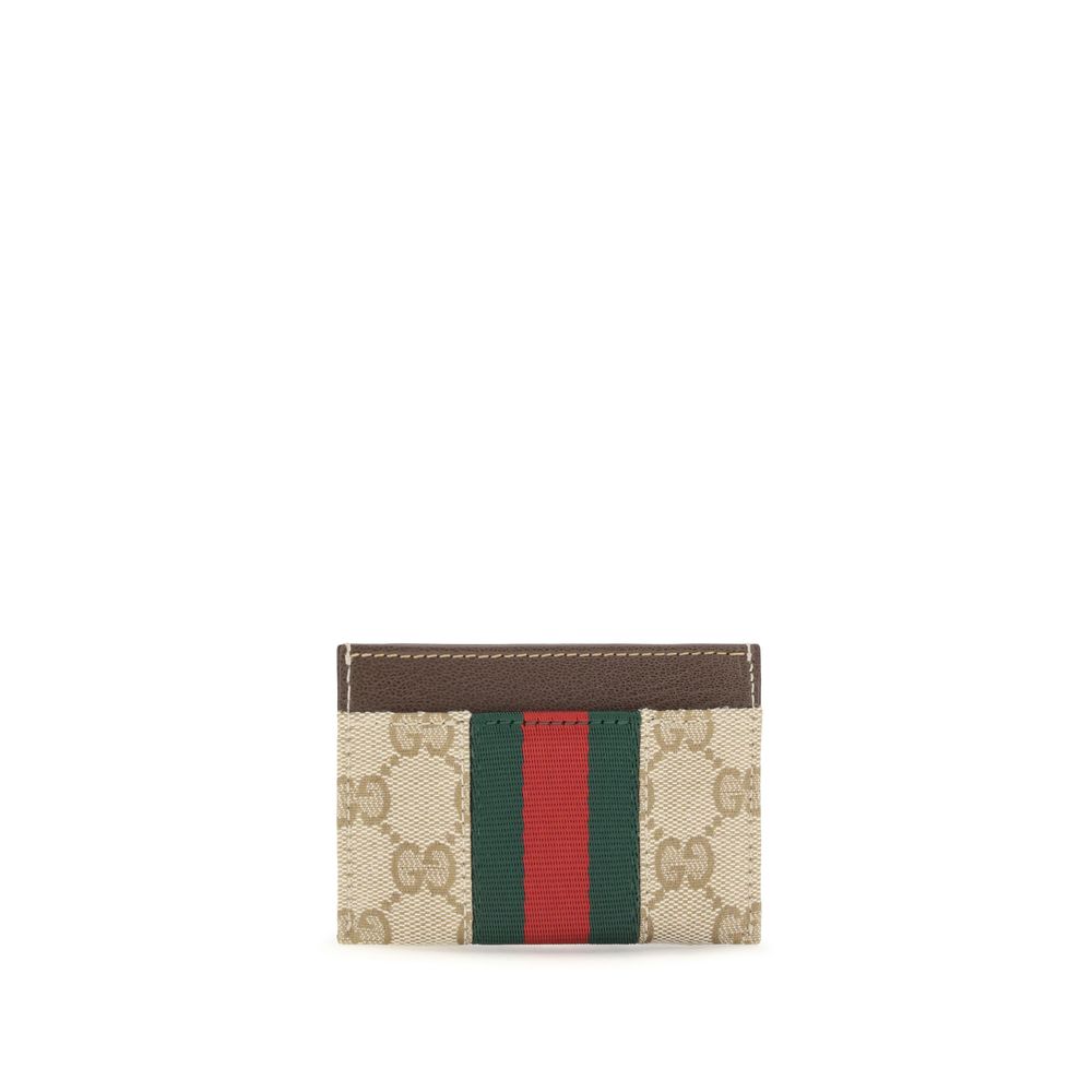 Gucci Beige Stoff-Portemonnaie