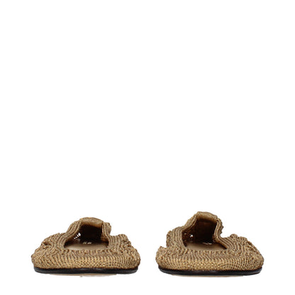 Isabel Marant Ballerinas aus goldenem Stoff