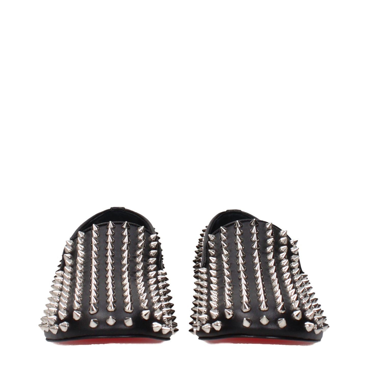 Christian Louboutin Schwarze Leder Loafer zum Hineinschlüpfen