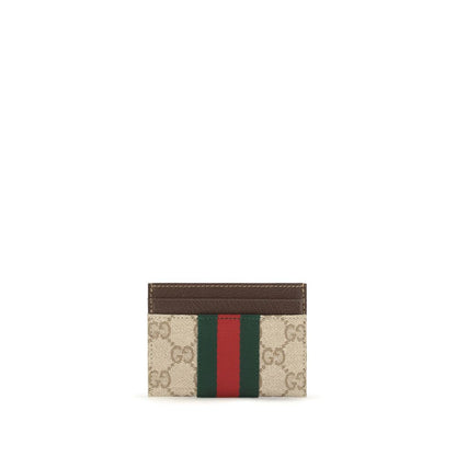 Gucci Beige Stoff-Portemonnaie
