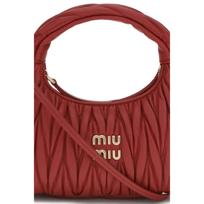 Miu Miu Multicolor Calf Leather Bos Taurus Schultertasche