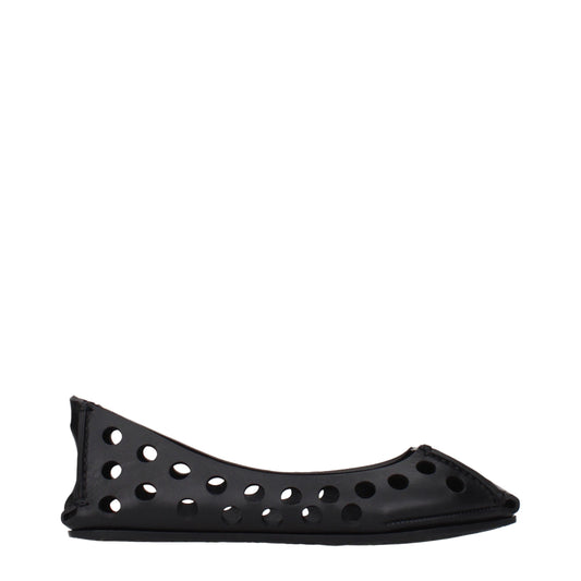 Alaïa Schwarze Ballerinas aus Leder