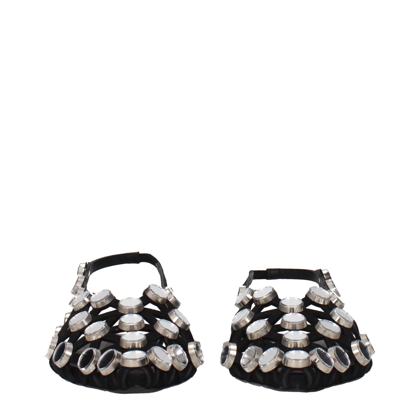 The Attico Schwarze Ballerinas aus Leder